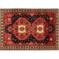 thumbnail image 1 of Ahgly Company Machine Washable Indoor Rectangle Traditional Sienna Brown Area Rugs, 7' x 10', 1 of 7