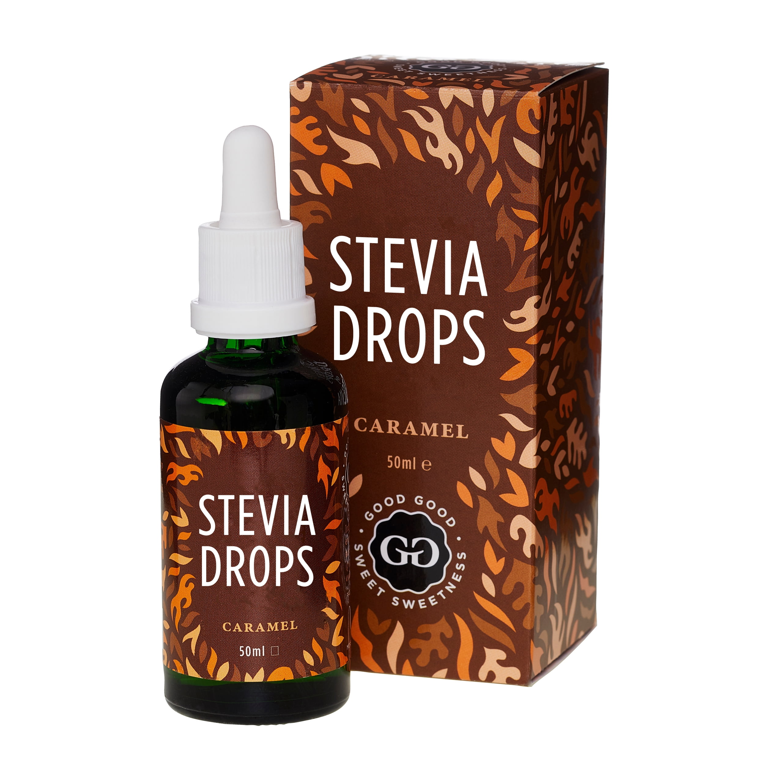 Caramel Stevia Drops by Good Good (1.7 fl oz / 50ml) - Sugar Free and All Natural!