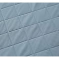thumbnail image 4 of Chezmoi Collection Owen 3-Piece Soft Cooling Bamboo Fiber Quilt Bedspread Diamond Quilted Coverlet Set (Queen, Blue), 4 of 9