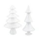 thumbnail image 1 of 2 piezas de modelo de árbol de Navidad blanco para niños, material de manualidades DIY, adorno navideño, accesorios decorativos para niños (2 tamaños), 1 of 7