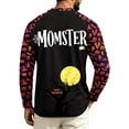 thumbnail image 5 of Halloween Long Sleeve Sweatshirts for Men Spooky Ghost Witch Pumpkin Graphic Crewneck Sweatshirts for Holiday Streetwear, 5 of 5