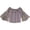 Multicoloured - purple, variant on bar III Womens Striped Off the Shoulder Blouse, Multicoloured, Small