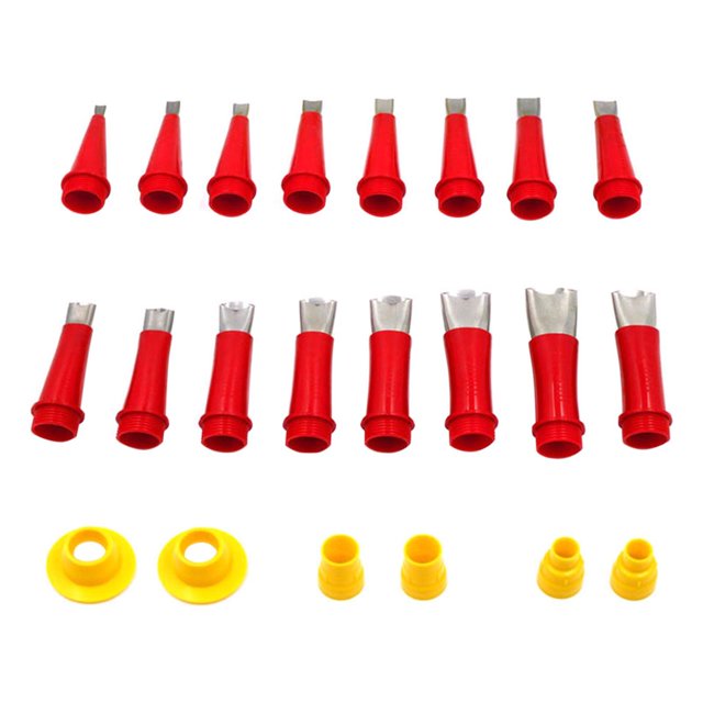 Wosthever 18Pcs Profession Caulking Kit Stainless Steel Applicator Sealant Set Tool Type3 NO3