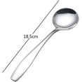 thumbnail image 2 of Juego de 12 cucharas redondas de acero inoxidable, 12 cucharas, 2 of 4