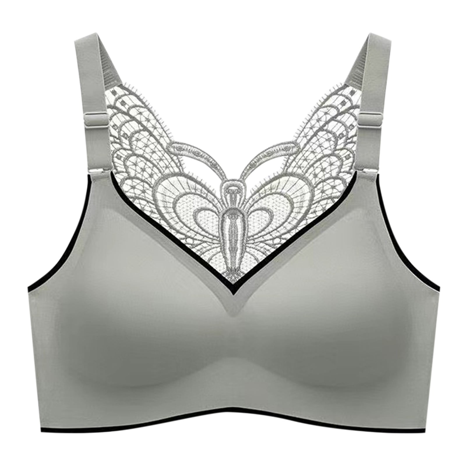 MZXELPRJD Sports Bras for Women Large Size Butterfly Beauty Back
