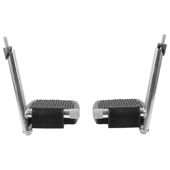 ORDDIART 1 Pair Metal Abs Wheelchair Footrest Pedal 8.7x7.9x5.3in Stable Support Replacement Part