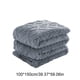 thumbnail image 2 of Lunxisen 2 Pcs Soft Fleece Throw Blanket Cozy Lightweight Blanket for Bed, Sofa Travel Warm Plush Decorative Throw for Home(59*39in), 2 of 9