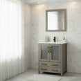 thumbnail image 3 of Vanity Art 30" Single Sink Freestanding Bathroom Vanity Set with Ceramic Top and Mirror, 3 of 9