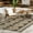 Ranya Dark Grey, variant on nuLOOM Ranya Tribal Indoor/Outdoor Area Rug, 3' 6" x 5', Ranya Light Brown