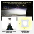 thumbnail image 2 of For Honda Civic Hatchback 2-Door 1992-2003 LED Headlight High Low Light Bulbs 2x, 2 of 9