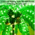 thumbnail image 5 of ZXNYH 5FT LED Lighted Palm Tree with Coconuts Outdoor Artificial Palm Tree Prelit Christmas Tree Tropical Palm Tree Lights for Home Patio Pool Hawaiian Luau Jungle Party Tiki Bar Indoor Decoration, 5 of 5