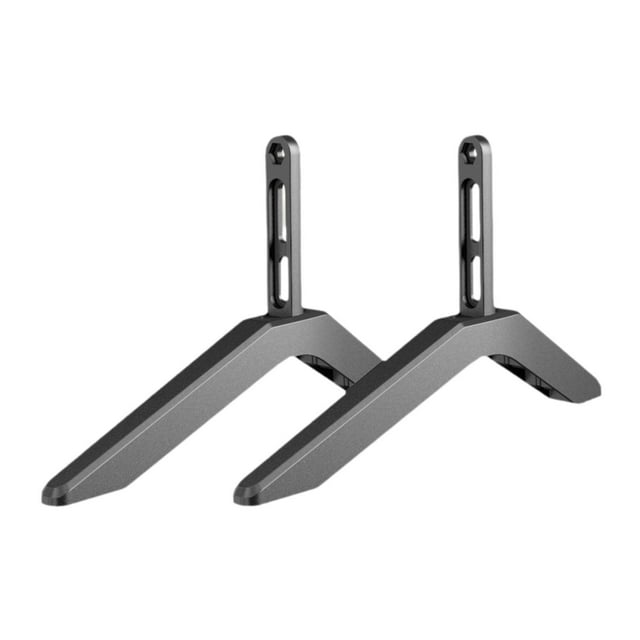 2x Legs de TV Soportes Base de TV ACCS SOMPLADO de ALUMENCIÓN ALUMINUM ALUMINUS Soporte de escritorio Soporte de escritorio Anti slip reemplazos de