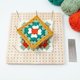 thumbnail image 3 of Boutique Trävirke Virka Blockeringsbräda Stickning Blockeringsmatta med Stångnålar för Stickning Virkning, 3 of 5