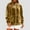 Gold, variant on Womens Velour Sweatshirt Velvet Hooded Blouses Tops Velvet Zip Up Long Sleeve Oversized Stand Y2K Tops Jackets Fashion Clothes