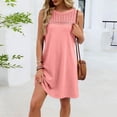 thumbnail image 5 of Neewe Nightgowns for Women Plain Scoop Neck Night Gown Sleeveless Sleepshirt Chemise Sleepwear Tank Sleep Dress S-2XL, 5 of 6