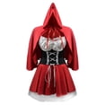 Adult Women's Little Red Riding Hood Costumes Sexy Maid Outfit for