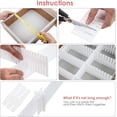 thumbnail image 2 of Innovative Storage Solution, Versatile Adjustable Drawer Organizer With Fixed Buckle For Enhanced Stability, High Quality Pp Material Ensures Durability, Ideal For Multiple, 2 of 6