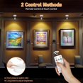 thumbnail image 2 of 4-Pack Battery Operated Indoor Spot Lights, 13 Color Indoor Plant Lights, Decor Wall Lights for Pictures, Display Lights for Tree Artwork and Bookshel, 2 of 5