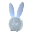 thumbnail image 1 of Reloj despertador para , lindo conejo, luces nocturnas para , para niñas, , , temperatura, control y repetición, 2 Azul Colco Luz de noche con reloj despertador para niños, 1 of 8