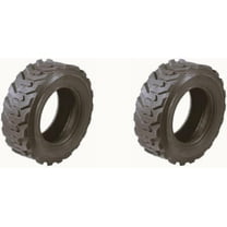 HORSESHOE 25x8.5-14 8Ply R-4 Super Heavy Duty D Load Skid Steer Tires w/Rim-Guard-Wall 25x8.50-14 NHS 2585014 25x8.5x14 T168 R-4 L2/G2 (2-Packs)