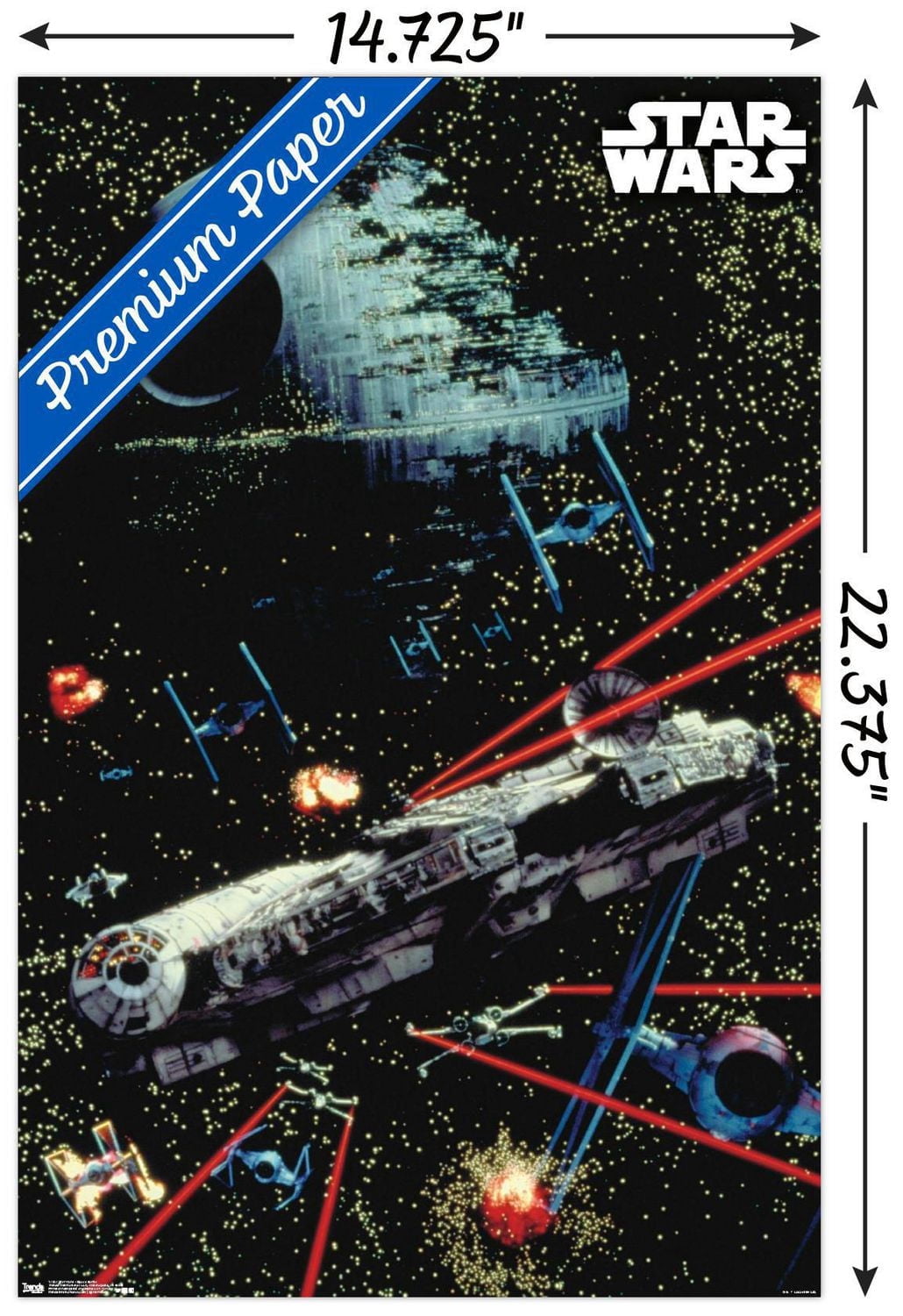 Star Wars: Saga - Space Battle Wall Poster