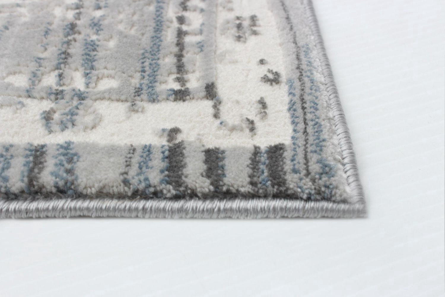 ECARPET Layla Cream, Grey Rug