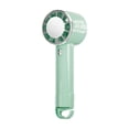 thumbnail image 2 of HCBY Semiconductor Ice Compress Handheld Fan with Carabiner, USB Rechargeable High-Wind Portable Fan, Ice Cooling Outdoor Fan with Clip, 3-Speed Compact Handheld Cooler, 2 of 7