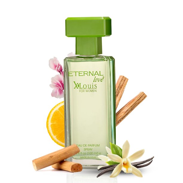 Eternal Love X-Louis para mujer - Eau de Parfum Spray de larga duración de 100 ml - Fragancia floral premium con ámbar y vainilla - Aroma sofisticado