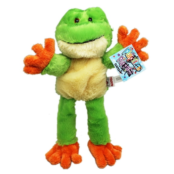 12in Playtime Puppets Hand Puppet Toy : Frog  Puppet Plush By Ganz