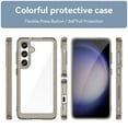 thumbnail image 2 of Feishell Clear Case for Samsung Galaxy S23 FE 6.4 inch,Shockproof Hybrid Soft TPU Bumper Anti-Scratch Hard Acrylic Back Transparent Slim Phone Case Cover for Samsung Galaxy S23 FE,Gray, 2 of 8