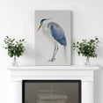 thumbnail image 3 of PixonSign Canvas Print Wall Art Blue Heron Bird Portrait Pastel Watercolor Animals Wilderness Illustrations Modern Art Antique Vintage Farmhouse Relax/Calm/Cozy - 12"x18", 3 of 5