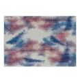 thumbnail image 1 of Psychedelic Cutting Board, Boho Style Digital Tie Dye Effect Graphic with Soft Feather Patterns Tribal Art, Decorative Tempered Glass Cutting and Serving Board, Small Size, Pink Blue, by Ambesonne, 1 of 1