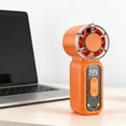 thumbnail image 5 of weibbin Handheld Turbine Fan USB Rechargeable High Power Portable Mini Fan Strong Wind for Outdoor Travel, 5 of 5