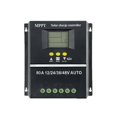 thumbnail image 1 of Controlador de carga solar MPPT/PWM de 80 A, 12 V/24 V/36 V/48 V, controlador automático, cargador de batería solar fotovoltaica con color negro, 1 of 5