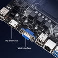thumbnail image 2 of Placa Base De Escritorio 2CH 16GB Placa base de escritorio Dual SATA3.0 M-ATX Placa pequeña LGA DDR3 Placa base Sywqhk Para estrenar, 2 of 8