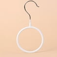 thumbnail image 6 of WHAMVOX 4pcs Scarf Hanger Round Ring Belt Hanger Rack Shawl Organizer for Closet, 6 of 8