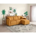 thumbnail image 1 of Sala Modular Reversible Makora Bennet con Memory Foam Mostaza Lino y Respaldo Ajustable, 1 of 8