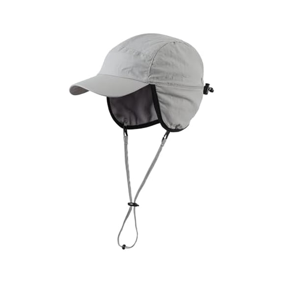 Eryueer Waterproof Men's Winter Hats with Visor Warm Fleece Lined Baseball Cap Earflaps Trooper Trapper Hat for Men