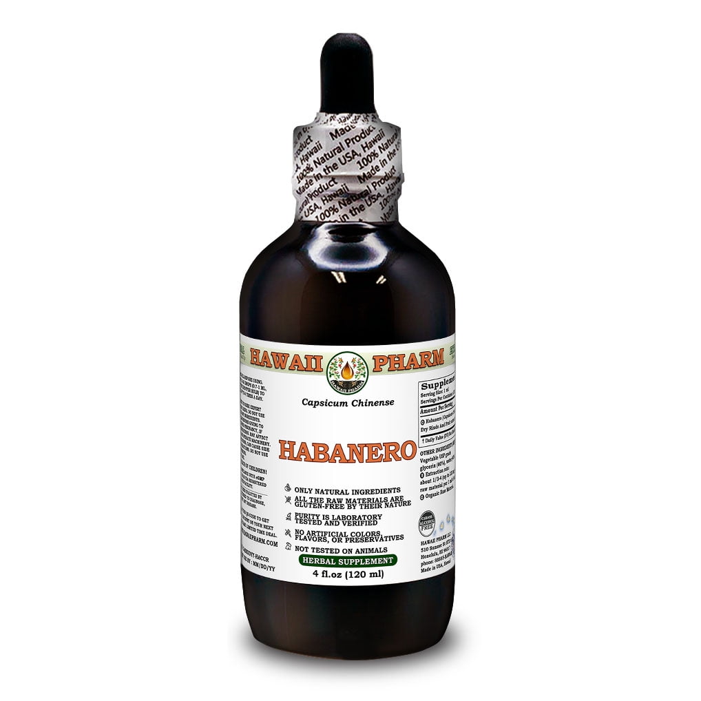Habanero (Capsicum Chinense) Dry Rinds And Fruit ALCOHOLFREE Liquid