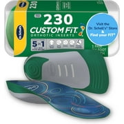 Dr. Scholl’s® Custom Fit® Orthotics 3/4 Length Inserts, CF 230, Customized for Your Foot & Arch, Immediate All-Day Pain Relief, Lower Back, Knee, Plantar Fascia, Heel, Insoles Fit Men & Womens Shoes