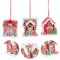 thumbnail image 2 of Gymnture christmas 3Pcs Lighted Gingerbread House Christmas Village Decoration, 2 of 10