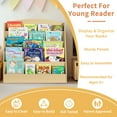 thumbnail image 6 of Masiis Bookshelf 5-Tier Rooms Book Display Shelve youngster for Classroom Bedroom，Natural, 6 of 7
