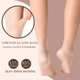 thumbnail image 3 of Yilanmy 12 Pairs Women Ankle High Nylon Sheer Socks Soft Silky Elastic Summer Thin Transparent Stockings, 3 of 7