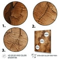 thumbnail image 3 of Designart "Essence of Tree Bark in Brown V" Landscapes Framed Wall Art - Country Brown Tree Living Room Framed Canvas Art, 3 of 6