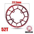 thumbnail image 1 of Langgg Bike Chainring 104BCD Chainwheel Bicycle Ring Guide Round Chain Ring Parts Red 52T, 1 of 9