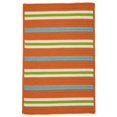 thumbnail image 1 of Painter Stripe Rug - Tangerine 3'x5', 1 of 1