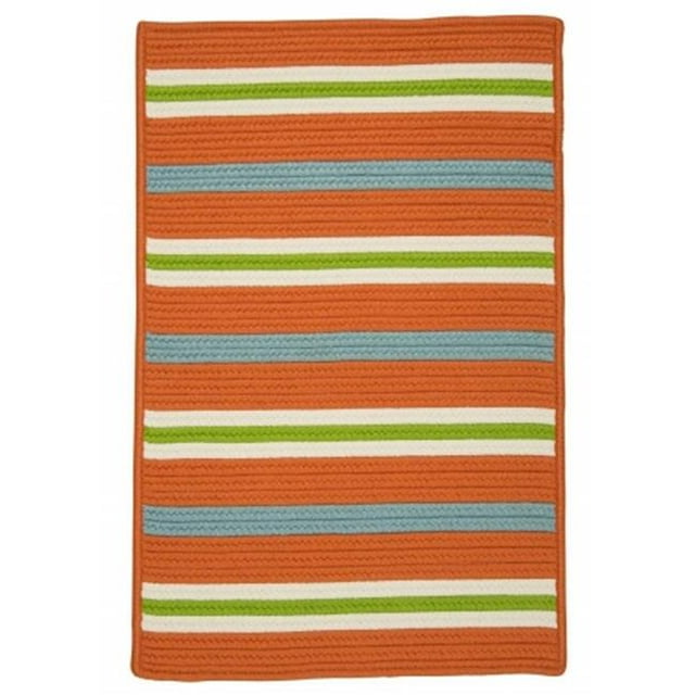 Painter Stripe Rug - Tangerine 3'x5'