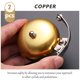 thumbnail image 3 of 2 unids Bicycle Bell Bike Mountain Bike Cobre Campana grande Ciclismo Accesorios, 3 of 7
