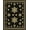 Black, Pattern 1, variant on ODIKA 4'x6' Machine Washable Non-Slip Area Rug, Jolly Winter Wonderland Entryway Greeting Seasonal High Traffic Rug, Black, 738260
