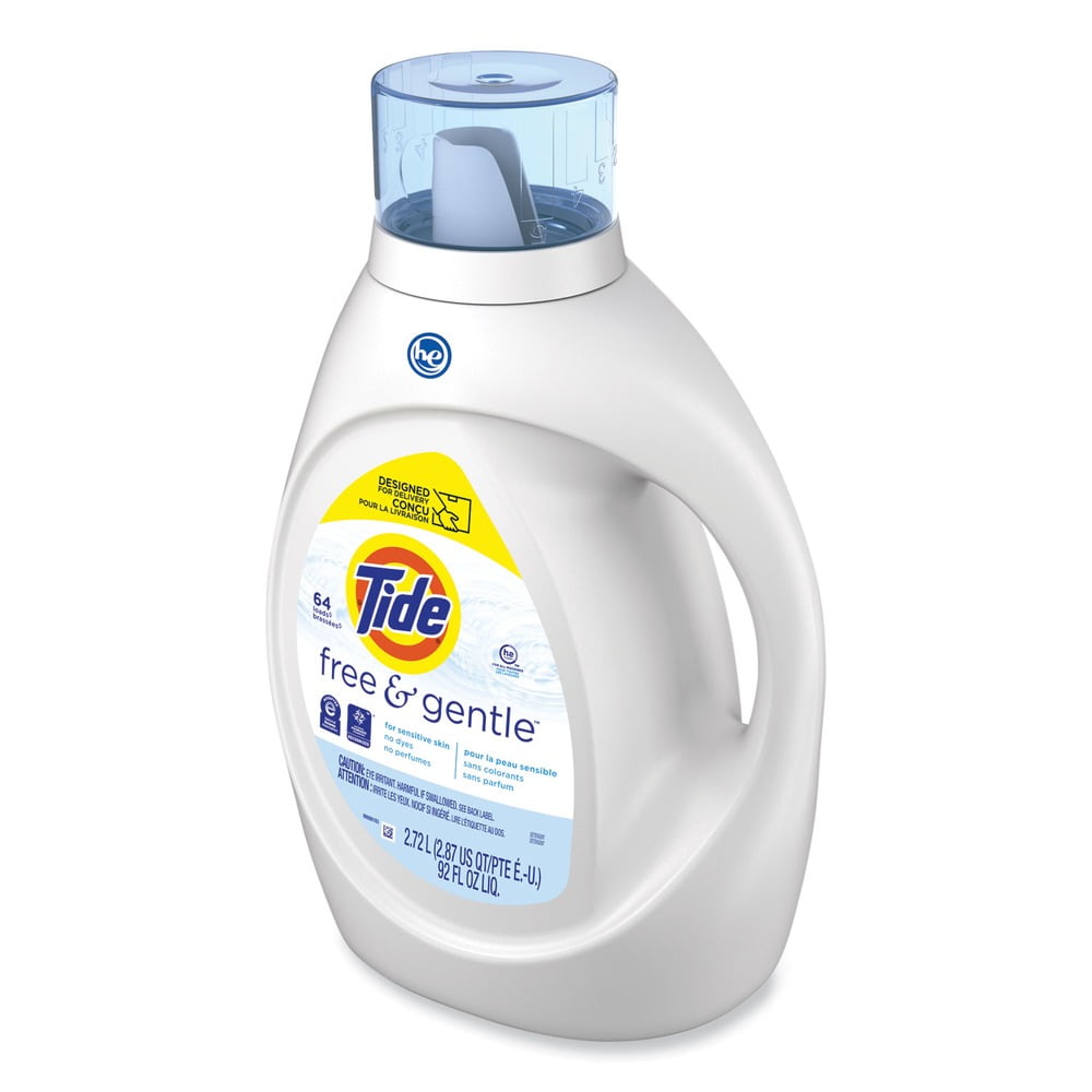 92 oz Bottle Free and Gentle Liquid Laundry Detergent - Unscented (1/Carton)